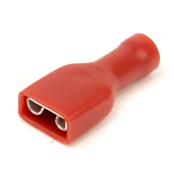 DKC Наконечник плоский полностью изолир. (розетка) 0,25-1,5 кв.мм 6,3х0,8 мм (РППИ-М)