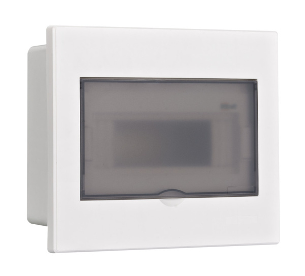 Dekraft Корпус пласт. навесной прозр. дв. 1 ряд 9 мод. IP41 ЩРН-П