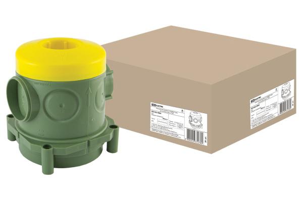 TDM Установочная коробка СП 82х80х91,5мм, для заливки в бетон, SQ1402-9004