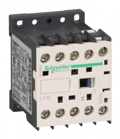 SE Contactors K Контактор 3P, 6А, НО, 24V DС, ограничитель перенапряжения,пружинный зажим LP1K06103BD3