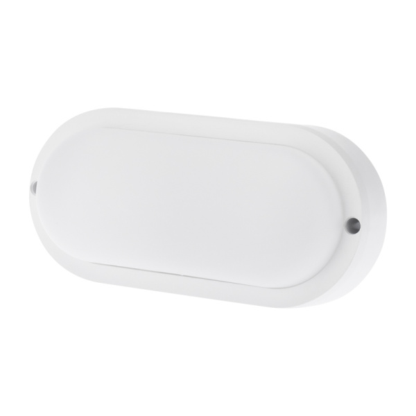 Светильник светодиодный пылевлагозащищенный ЖКХ-01 овал 12 Вт 1000 Лм IP65 177 мм 6500 K с датчиком движения Rexant 607-209