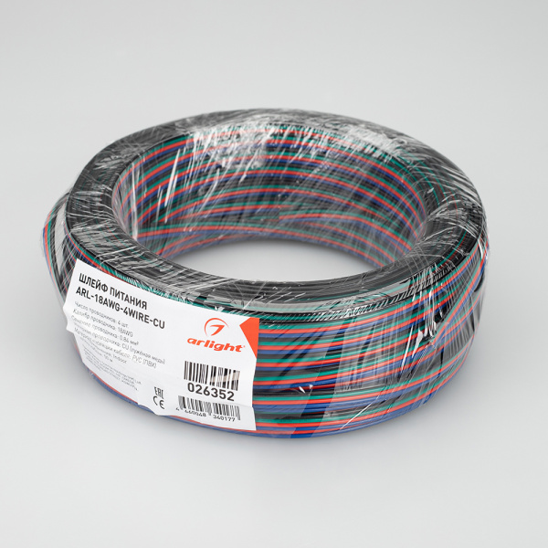 Купить Arlight Шлейф питания ARL-18AWG-4Wire-CU 026352