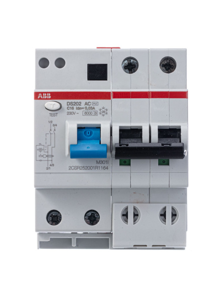 ABB Выключатель автоматический дифференциального тока 4мод. DS202 AC-C16/0,03 2CSR252001R1164 Купить ABB Выключатель автоматический дифференциального тока 4мод. DS202 AC-C16/0,03 2CSR252001R1164