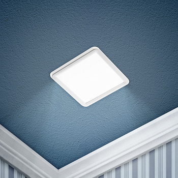 ЭРА LED 6-9-4K/1 Светильник Светодиодный квадратный регулируемый LED 9W 220V 4000K