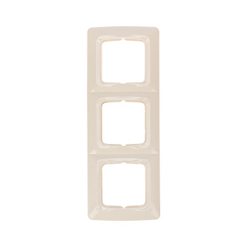 DEA Рамка 3-я горизонтальная Беж KRANZ KR-78-0257