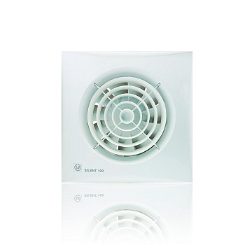 S&P SILENT Вентилятор с таймером 95 куб.м/ч, 8Вт, 100мм, малошумный SILENT-100 CRZ