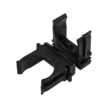 Крепеж-клипса для трубы ø 25 мм, черная (100 шт./уп.) Rexant 28-0125-3