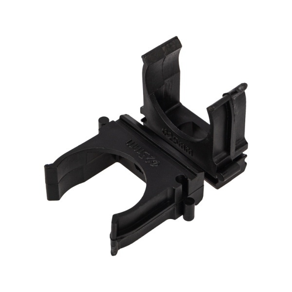 Крепеж-клипса для трубы ø 25 мм, черная (100 шт./уп.) Rexant 28-0125-3