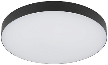 ЭРА Светильник потолочный светодиодный Relict 38 SPB-6-40 4К BK 40W 4000K Черный