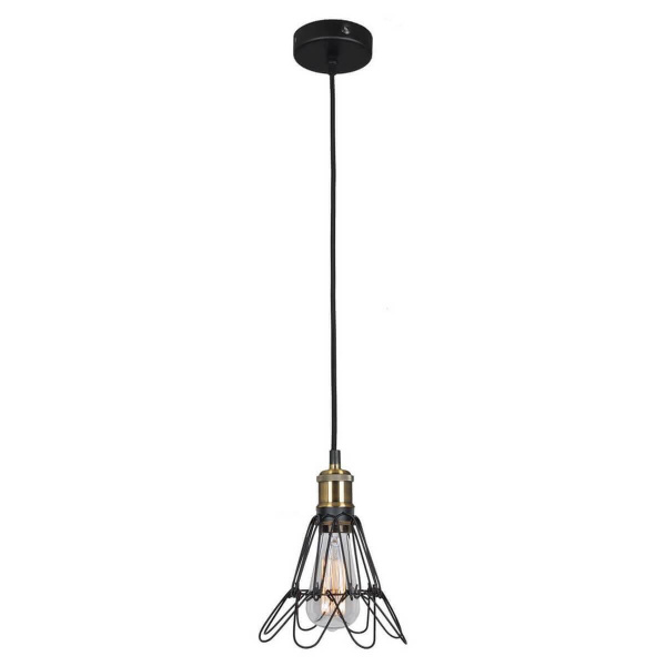 Lussole LOFT Металл Черный / бронзовый Без плафона Подвес E27 60W LSP-9609 Lussole LOFT Металл Черный / бронзовый Без плафона Подвес E27 60W LSP-9609