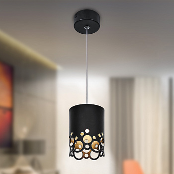 ЭРА Cветильник потолочный PL23 BK GX53 IP20 черный