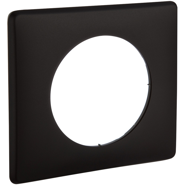 Купить Legrand Celiane2 Перкаль черная Рамка 1-я (2 мод) 066741