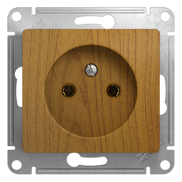 Systeme Electric Glossa Дерево Дуб Розетка б/з