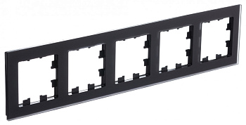 Systeme Electric AtlasDesign Nature Матовое стекло Черный Рамка 5-ая, универсальная