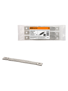 TDM Проводник заземления плоский луженый ПЗ 25-500 (3 шт. упак) ТDM SQ0839-0024