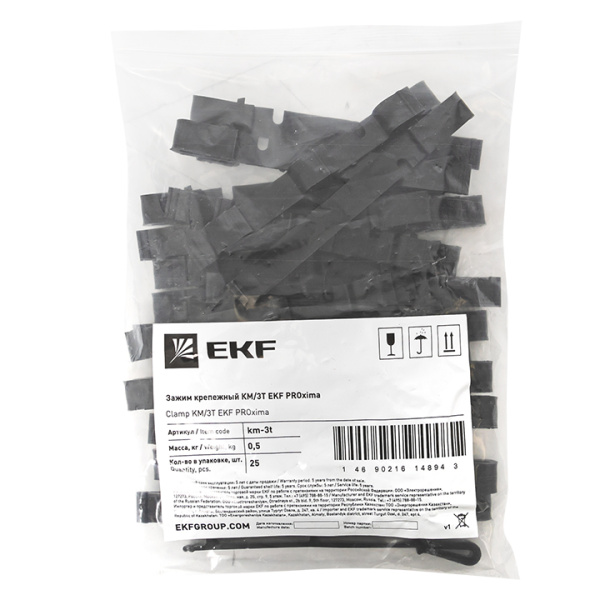 Купить EKF Зажим крепежный КМ/3Т