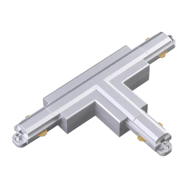 Novotech 135084 NT19 016 серебро Соединитель  "T" с токопроводом правый для однофазного шинопровода  IP20 220