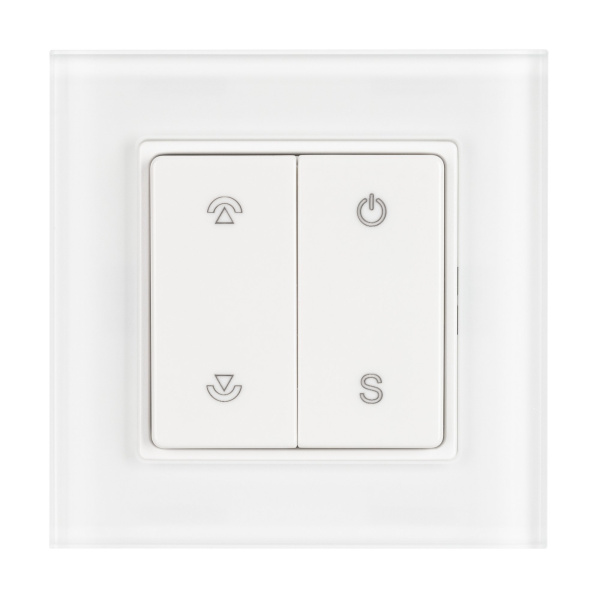 Купить Arlight Панель SMART-P47-DIM-G-SUF (3V, 1 зона, Knob, 2.4G) (Стекло) 032983