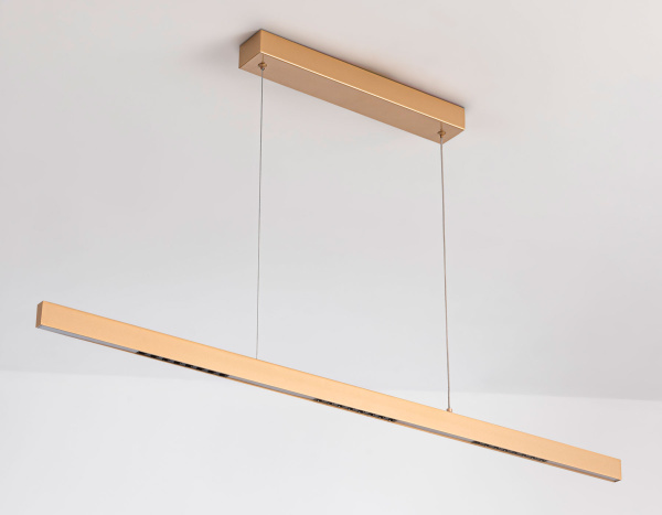 Купить Ambrella Светильник подвесной светодиодный FL5833 GD золото 25W 3000K/4200K/6400K 1037*17.5*750 (без ПДУ)