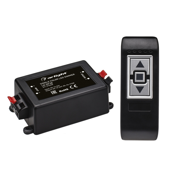 Arlight Диммер LN-RF3B (12-24V,96-192W, ПДУ 3кн) (IP20 Пластик, 1 год) 015668