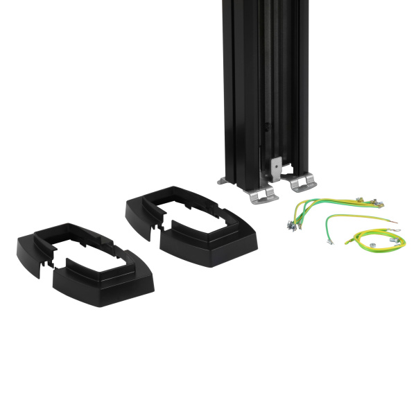 Купить Legrand Универсальная колонна алюминиевая с крышкой из алюминия 1 секция, высота 2,77 метра, с возможностью увеличения высоты до 4,05 метра, цвет черн 653112