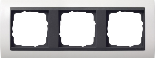 Gira Event Бел матовый/Антрацит Рамка 3-ая 021307