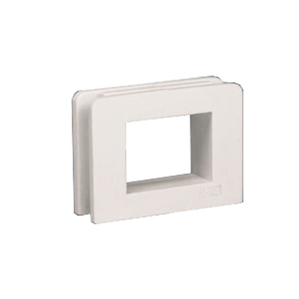 Simon 15 Aqua Белый Сальник-переходник, S15A, резина 1504660-030