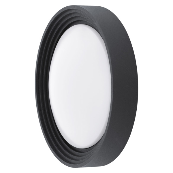 Eglo 94784 Уличный светодиодный светильник настенно-потол. ONTANEDA, 8,2W(LED), Ø 325, IP44, пластик, чер