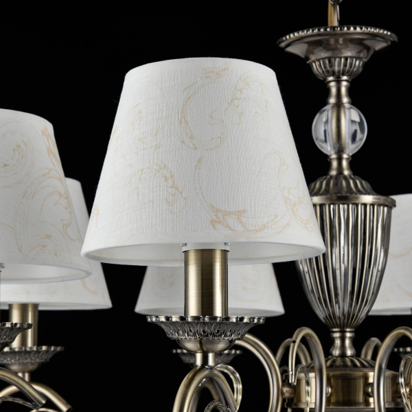 Купить Freya Classic Brossard Бронза Люстра E14 40W FR2904-PL-08-BZ