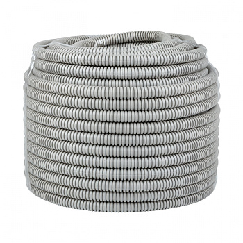 EKF PROxima Труба гофр. ПВХ Plast с зондом d16мм (50м.)