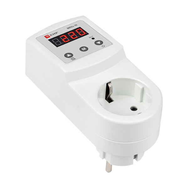 Купить EKF PROxima Цифровое розеточное реле напряжения MRVs-16