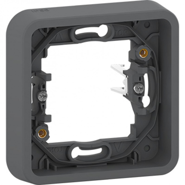 SE Mureva Styl Антрацит Рамка 1-ая с винтами IP55 MUR34108