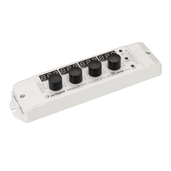 Arlight Контроллер SMART-K60-RGBW-SUF (12-24V, 4x4A, 2.4G) (IP20 Пластик, 5 лет) 031618