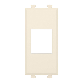 DKC Адаптер без шторки для Keystone, "Avanti", "Ванильная дымка", 1 модуль