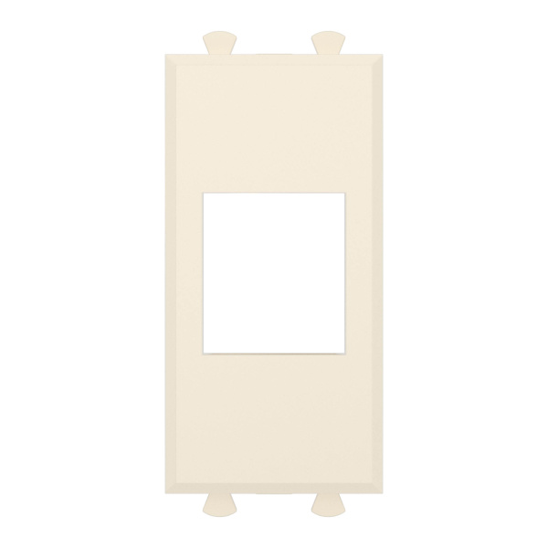 DKC Адаптер без шторки для Keystone, "Avanti", "Ванильная дымка", 1 модуль