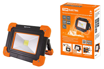 TDM Прожектор переносной светодиодный ФП7, 5 Вт, 350 лм, 3xAA, SQ0350-0097