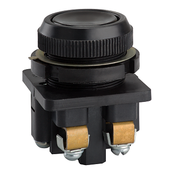 КЭАЗ Выключатель кнопочный КЕ 011-У3-исп.2 (черный)