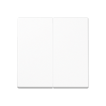 JUNG Белый Клавиши для сдвоенных выключателей; термопласт A595BFWW