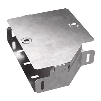 Промрукав Переходник левый с крышкой Стандарт 200х150х50 PR16.0490