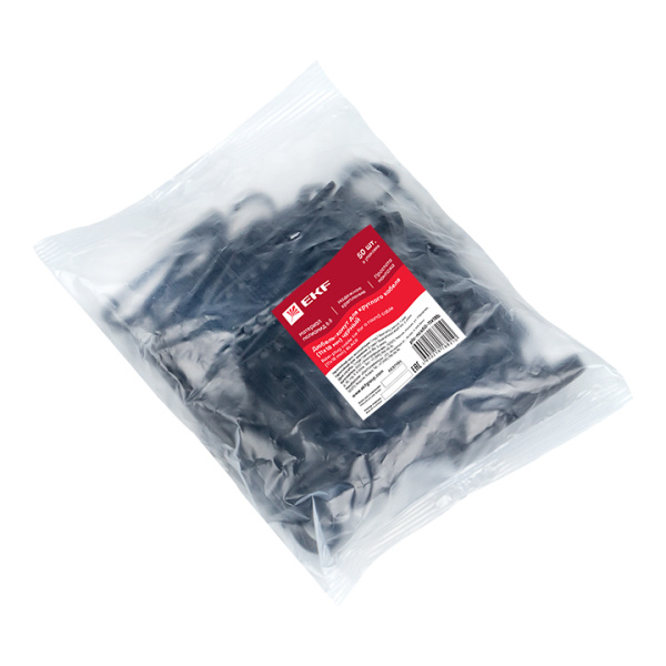 Купить EKF PROxima Дюбель-хомут для круглого кабеля (11-18мм) черный (50шт.)