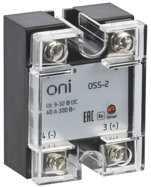 IEK ONI Реле твердотельное OSS-2 25А 380В AC 3-32В DC