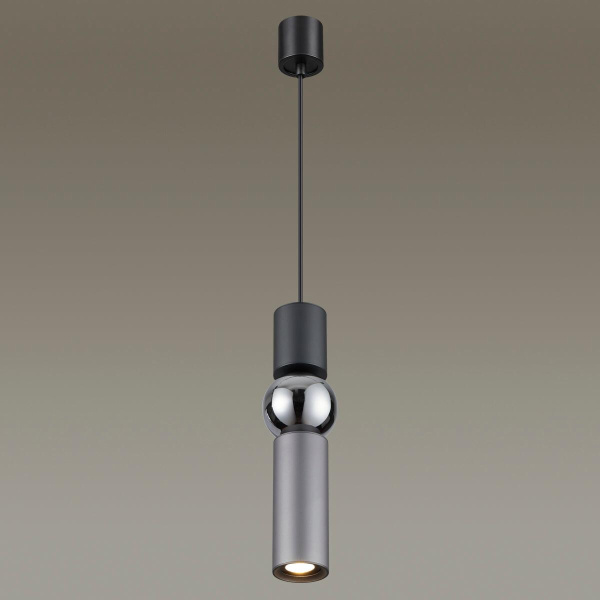 Купить Odeon Light 4070/5L ODL19 16 серый/хром Подвес GU10 1*5W SAKRA