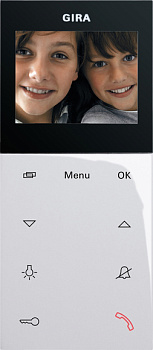 Gira Квартирная видеостанция накладного монтажа Plus 123903