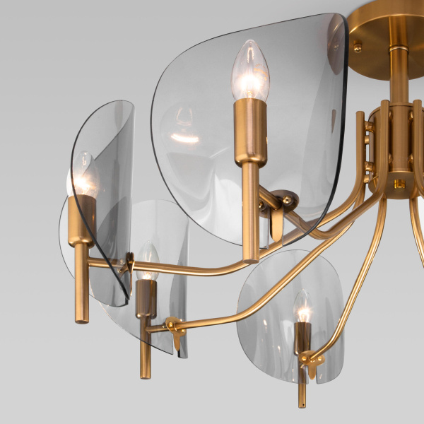 Купить Eurosvet Классическая потолочная люстра 60135/8 латунь a058089