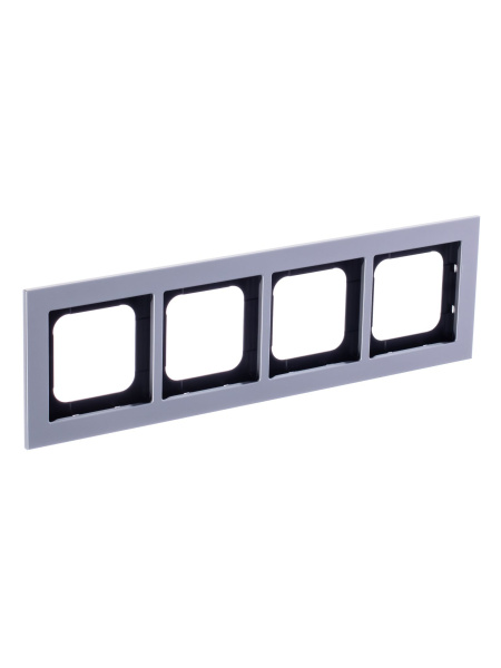 Купить ABB Axcent металл/титан Рамка 4-постовая 2CKA001754A4701