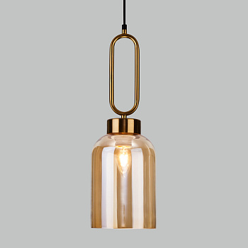 Eurosvet Подвесной светильник со стеклянным плафоном 50229/1 янтарный a057463 Eurosvet Подвесной светильник со стеклянным плафоном 50229/1 янтарный a057463