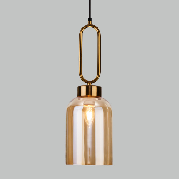 Eurosvet Подвесной светильник со стеклянным плафоном 50229/1 янтарный a057463 Eurosvet Подвесной светильник со стеклянным плафоном 50229/1 янтарный a057463