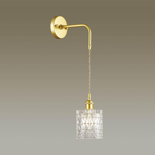 Купить Lumion 3799/1W LN19 164 золотой, прозрачный Бра E14 1*40W 220V JESS