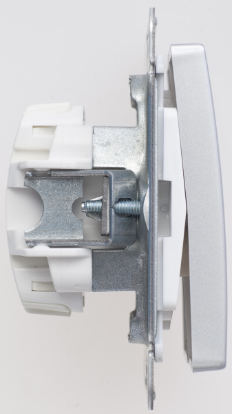 Купить Systeme Electric Wessen 59 Матовый хром Переключатель 2-клавишный 10АХ