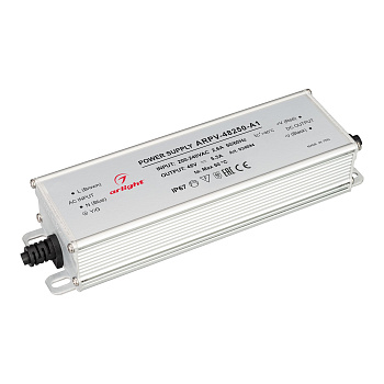 Arlight Блок питания ARPV-48250-A1 (48V, 5.3A, 254W) (IP67 Металл, 3 года) 034694